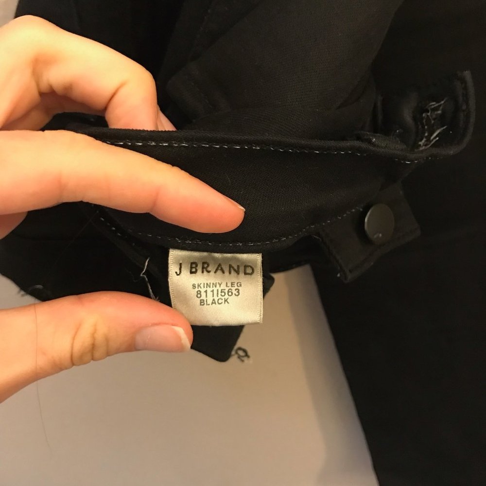 J Brand Skinny Black Jeans